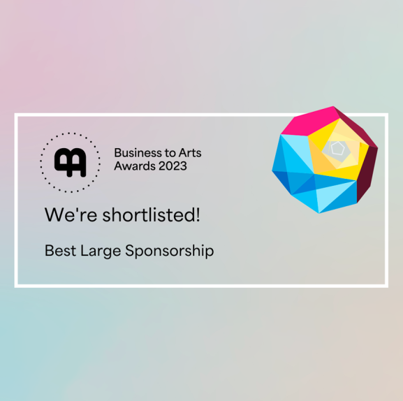 Ebow and the Museum of Literature Ireland have been nominated for a Business to Arts award.