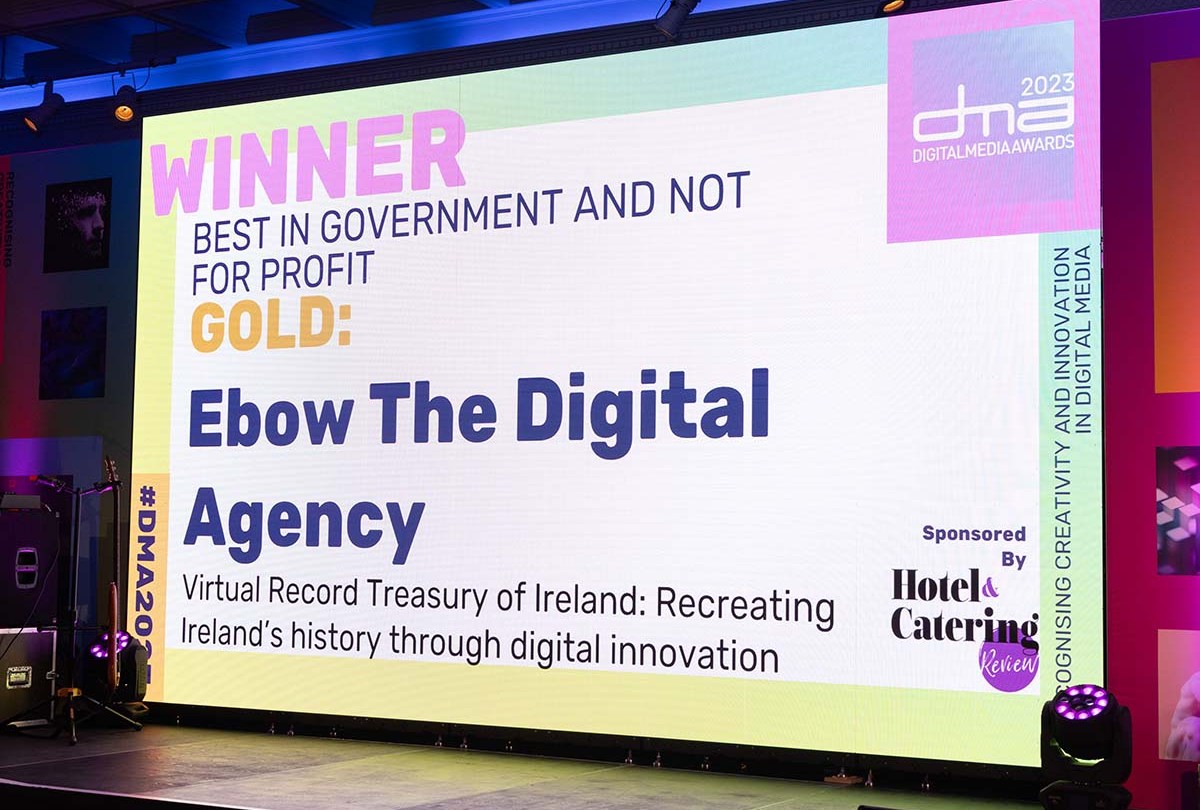 Ebow The Digital Agency at the DMA Awards 2023