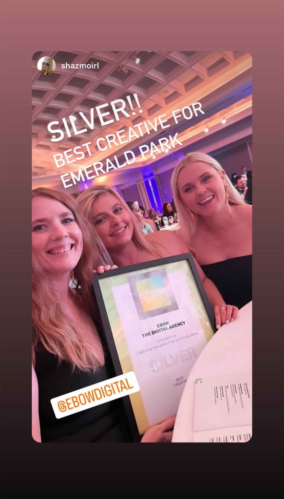Ebow The Digital Agency at the DMA Awards 2023