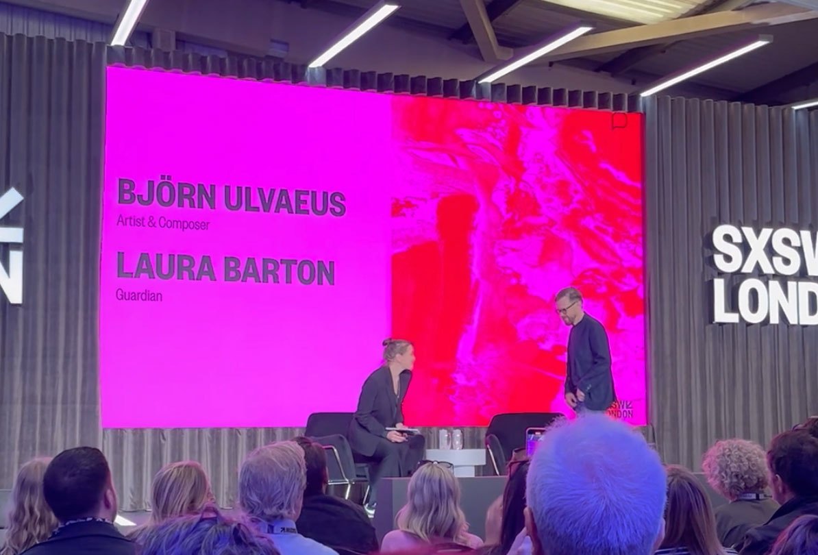 Bjorn from Abba at SXSW London 2025