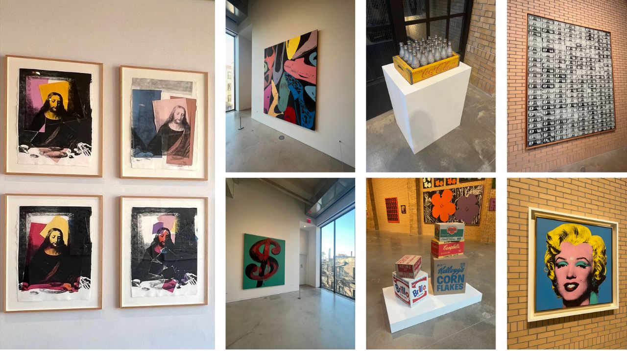 Pictures taken from Andy Warhol Exhibition at the Brant Foundation, 6th Street, New York City.